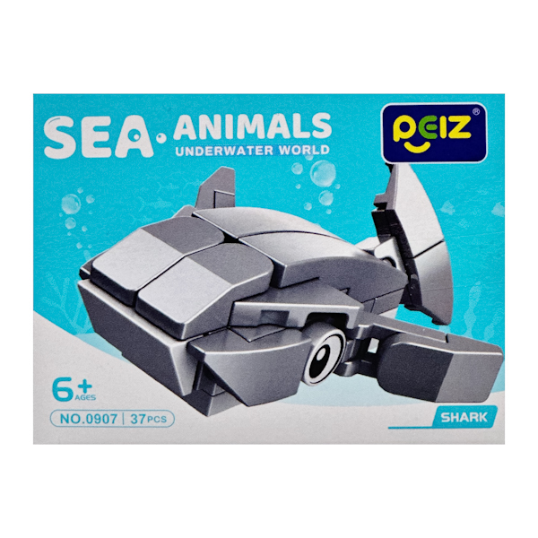Конструктор Peiz 1шт Морські тварини міні арт.0907-0910 *20