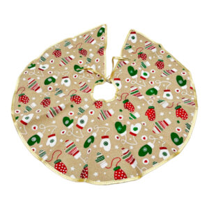 Новорічний декор Килимок-спідниця п/ялинку 58см Візерунок Мікс арт.95-12/15 *6