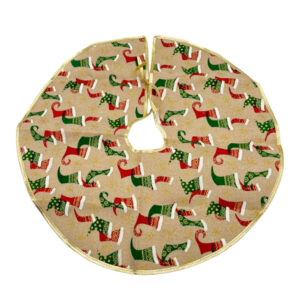 Новорічний декор Килимок-спідниця п/ялинку 68см Візерунок Мікс арт.95-13/16 *6