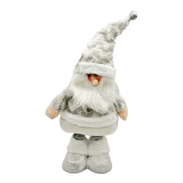 Новорічний Сніговик/Гном 88см висувні ноги Білий арт.95-45 *4