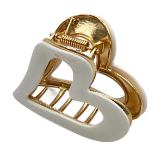 Краб для волосся Серце, глянець*12