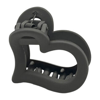 Краб для волосся Серце, матове*12