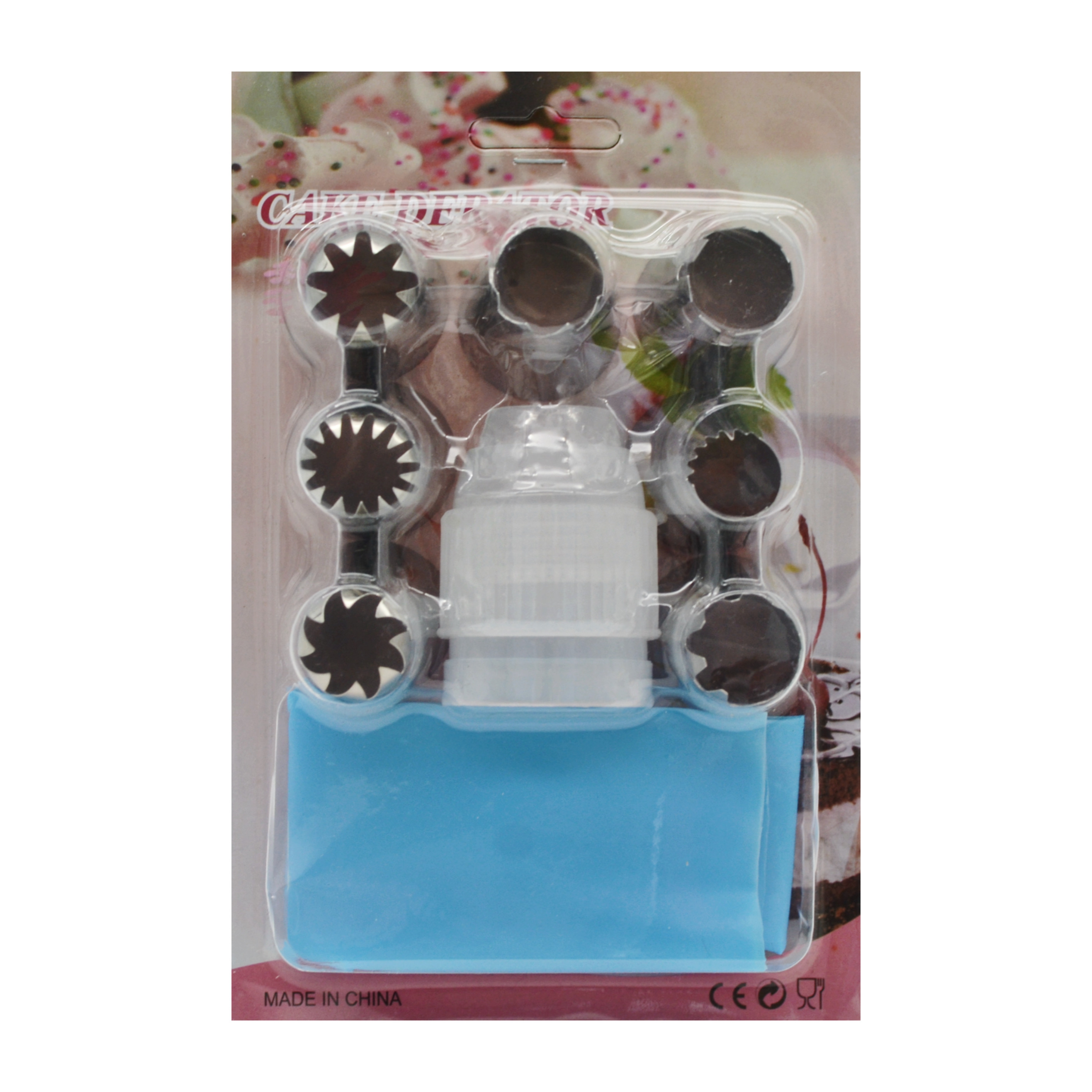 Мішок конд Cake Derator +7 метал. насадок арт.1118-123_