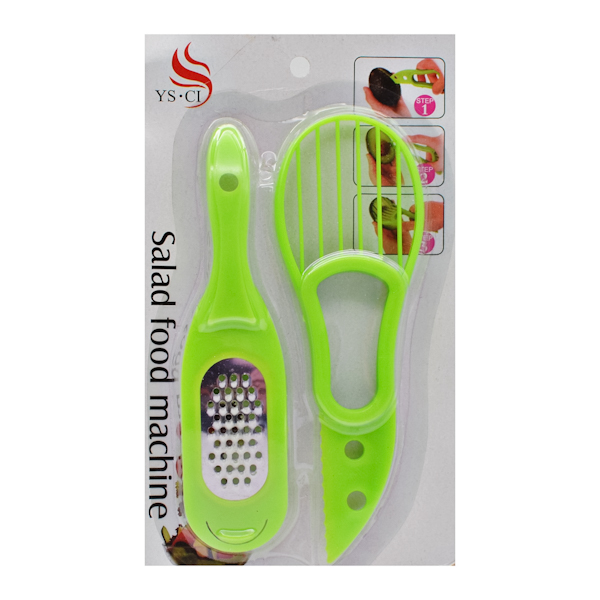 Тертка д/часнику +ніж д/фруктів/овочів YS-Ci арт.1118-92