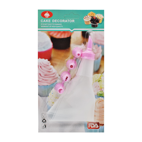 Мішок конд Cake Derator +4 пласт. насадок арт.1118-31_