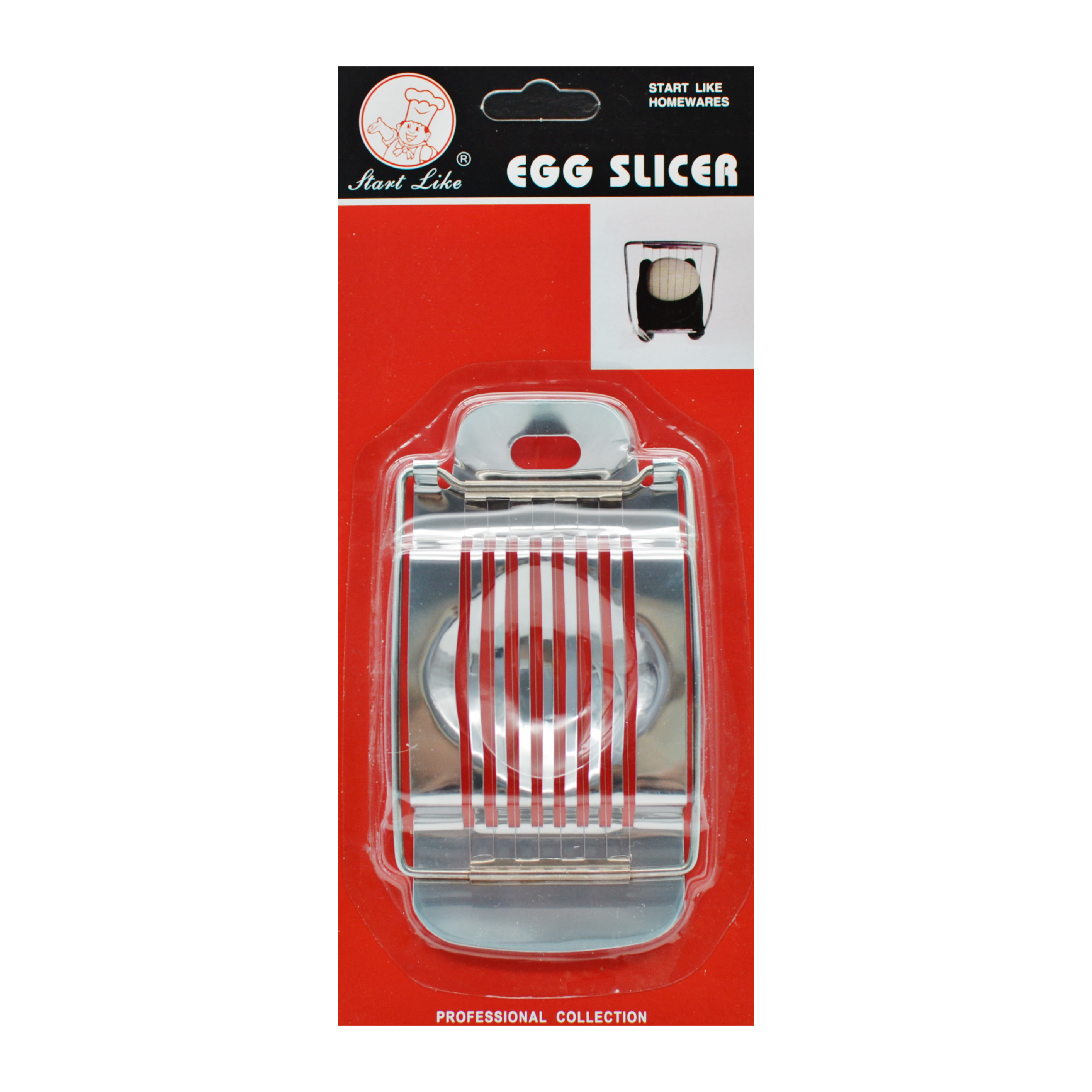 Яйцерізка Start Like 1шт металева арт.1118-16 *12_