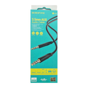Кабель Aux Cable Borofone BL16 (БІЛИЙ/ЧОРН)