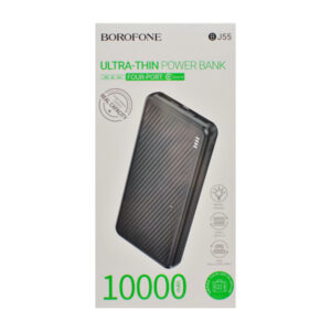 Павербанк Borofone BJ55A Graceful 10000 mAh(ЧОРН/БІЛ)