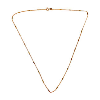 Ланцюжок  XUPING Золотистий 50см 2мм панцир хвиляста вставка 1шт арт.370__