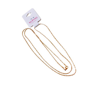 Ланцюжок  XUPING Золотистий 82см 1мм венеціанка арт.366 1шт_