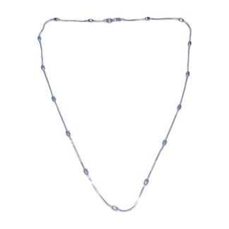 Ланцюжок  XUPING Сріблястий 45см 1мм снейк вставка 1шт арт.392__