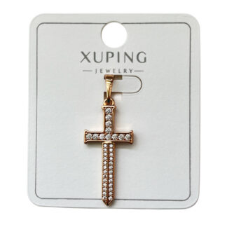 Кулон  XUPING Золотистий Хрестик Мікс арт.312/317/320/321 1шт__