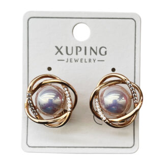 Сережка Золотиста XUPING Перлина 1шт 3/18/19/81/129/132/152/161/208/211/215/217/275/278/30