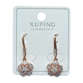 Сережка Золотиста XUPING з підвіскою Мікс 112/175/176/182/223/229 1шт__