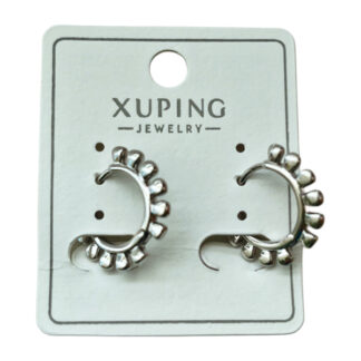 Сережка Срібляста XUPING Конго Мікс арт.54/261/288 1шт_