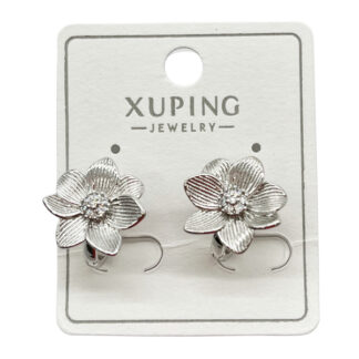 Сережка Срібляста XUPING Мікс 225/272/293/297 1шт_