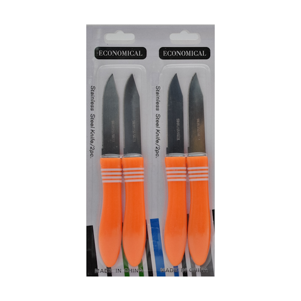 Ніж кухонний Economical 1шт 7,5см пластикова ручка *12_