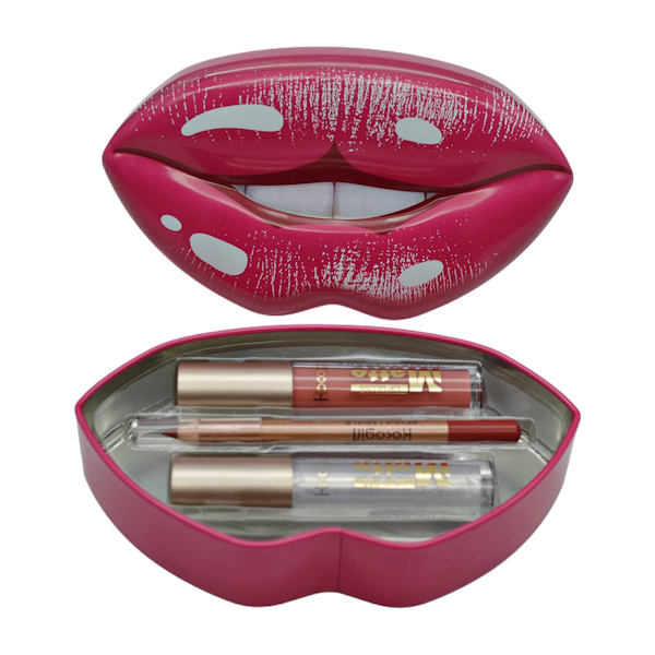 Блиск д/губ Kocogirl 2шт+олівець в металевому футлярі арт.KLG1087 *12_