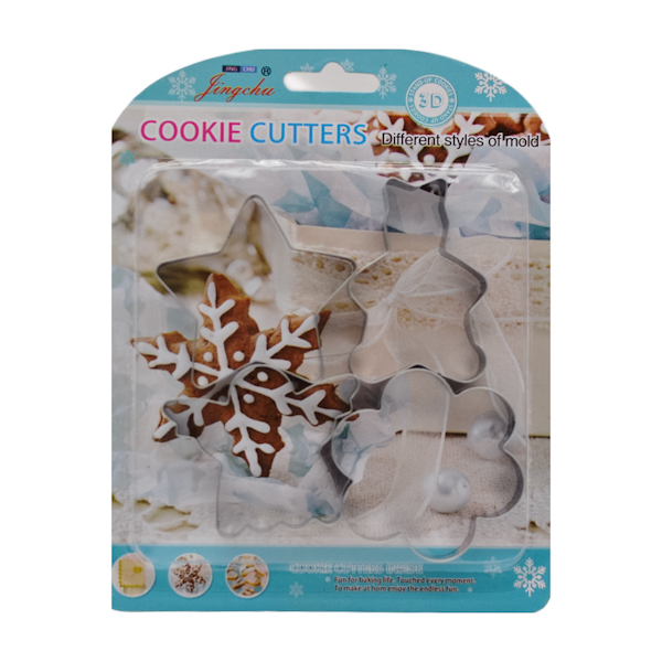 Форма д/печива Jingchu 4шт металева__