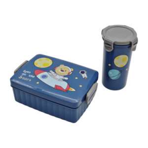 Набір ЛанчБокс 1000мл з ложкою + Стакан д/напоїв 400мл арт.977KJH6202_