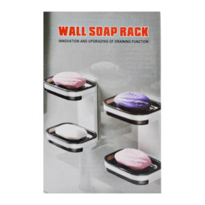 Мильниця пластик WALL SOAP RACK 2шт навісна самоклеюча арт.770ZF_