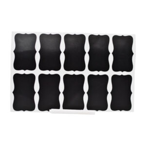 Наклейки д/маркування крейдяні 20шт з білим маркером арт.DL-5100