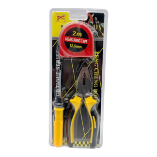 Викрутка PC Набір з плоскогубцями і рулеткою 2м арт.7570PC-F501_