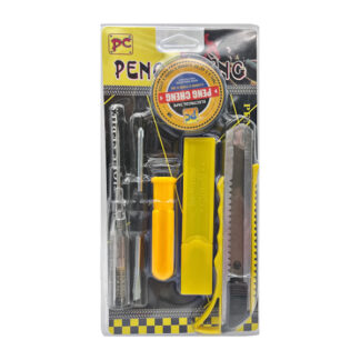 Викрутка 2в1 PC Набір з тестером/ізолентою/канц. ножем з лезами арт.840PC-F205_
