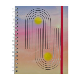 Блокнот 24,5*19см в лінію на спіралі Малюнок Мікс арт.1075#-30_