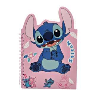 Блокнот А5 Стіч/Капібара фігурний на спіралі в лінію арт.1075#-06/7 *4_