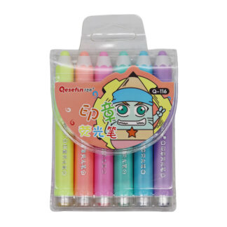 Текст-маркер Qesefun міні набір 6шт Олівці арт.Q-116_