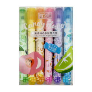 Текст-маркер Candy Flavor міні набір 6шт ароматизовані арт.932 *24_