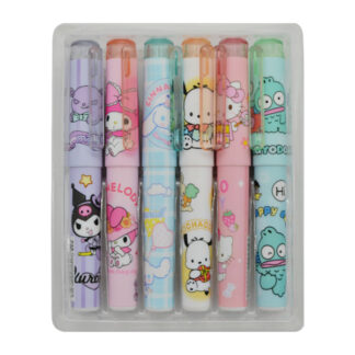 Текст-маркер Sanrio міні набір 6шт флуоресцентні арт.3318_
