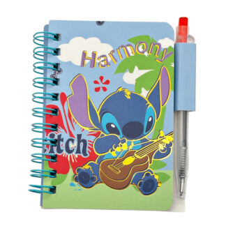 Блокнот А7 Stitch на спіралі з ручкою арт.SH-66612 *30_
