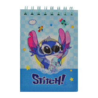 Блокнот А7 Stitch на спіралі голографічний арт.XQ-88902 *24_