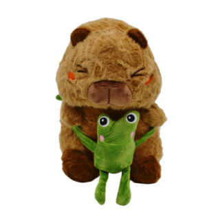 Іграшка м'яка Капібара 23см з жабкою арт.0703-3 *6_
