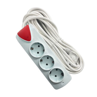 Мережевий подовжувач 3 розетки ,10м_