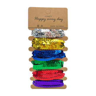 Набір д/рукоділля GRAFT Шнур з паєток 6шт арт.1134#-B5 *12_