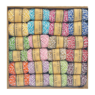 Джгут д/рукоділля 1шт 10м RIBBON Паперовий Кольоровий арт.1134#-B4 *24_