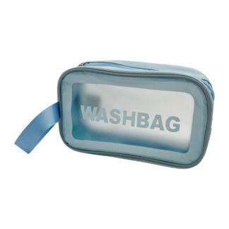 Косметичка WashBag 21*12*8см Прозора з ручками арт.2-07 *12_