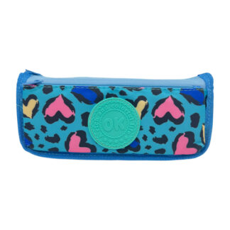 Пенал на 2 відділення д/дівчат Принт леопард арт.5029_