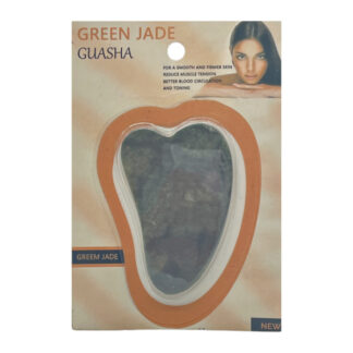 Скребок-масажер Гуаша д/обличчя 1шт Нефритовий арт.1-08