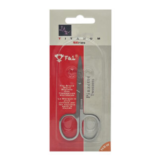 Ножниці д/манікюру F&L TITANUM 1шт на блістері арт.101-A28 *12