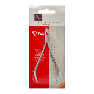 Кусачки д/нігтів F&L TITANUM 1шт на блістері арт.101-A22 *12