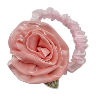 Резинка д/вол 1шт Дитяча Святкова Органза Квіти Мікс арт.11167-F161/163 *50