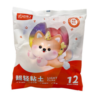 Легкий повітряний пластилін  XIAO TUDING 12 кольорів арт.68113_