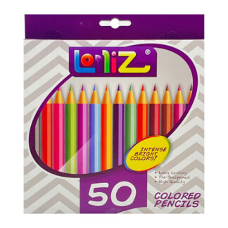 Олівці кольорові LOLLIZ 50 кольорів арт.76-30_