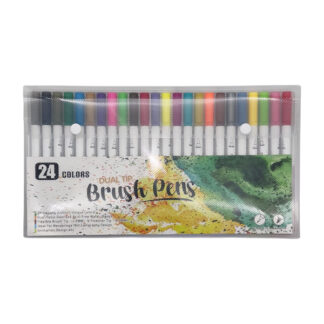 Фломастер з ручкою 2в1 Набір 24 кольори арт.76-32_