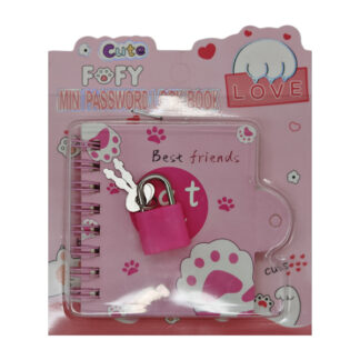 Блокнот Міні CuteFofy Лапа на спіралі з замком арт.XQ-63702 *24
