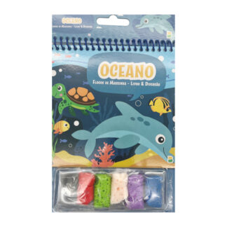 Книга д/творчості і розваг BrasiLeitura з повітряним пластеліном арт.1075-17